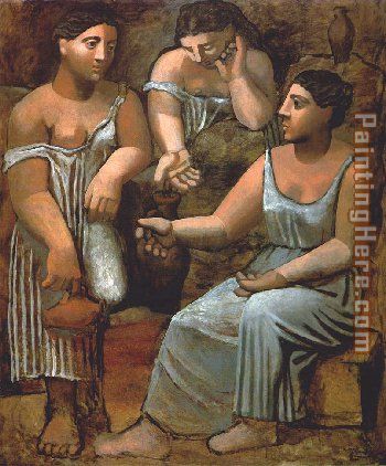 Pablo Picasso Three Women at the pring